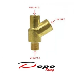 Adaptor Y Senzor Presiune / Temperatură Ulei M12x1